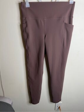 Athleta Mauve High-Waist Leggings with Side Pocket